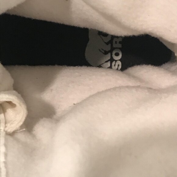 Sorel Boots Womens Size 9 Black White Sherpa Lace Up Snow Explorer II Joan Cozy - Picture 9 of 9